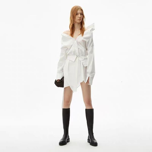 2021 new white cotton shirt spring autumn elegant draped long sleeve irregular midi for women 0a2r, Black;gray
2021 new white cotton shirt spring autumn elegant draped long sleeve irregular midi for women 0a2r, Black;gray