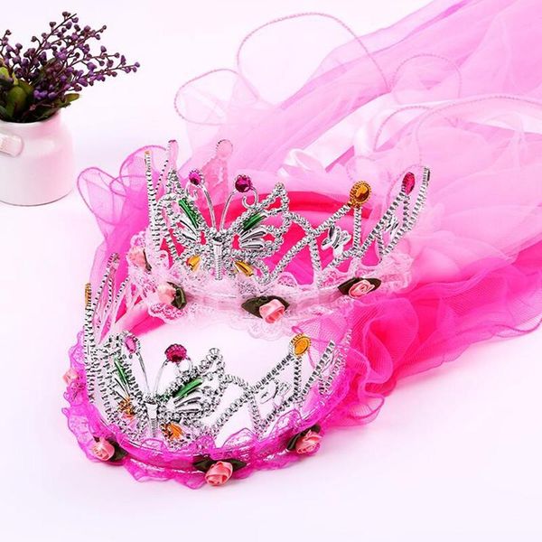 2021 kids princess butterfly flower crown headband veil children flower girls hairband headwear wedding birthday party favor
2021 kids princess butterfly flower crown headband veil children flower girls hairband headwear wedding birthday party favor