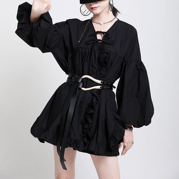 casual dresses seebeautiful loose dress v-neck lantern sleeve patch ruffles simple fashion tide summer 2021 women t753, Black;gray
casual dresses seebeautiful loose dress v-neck lantern sleeve patch ruffles simple fashion tide summer 2021 women t753, Black;gray