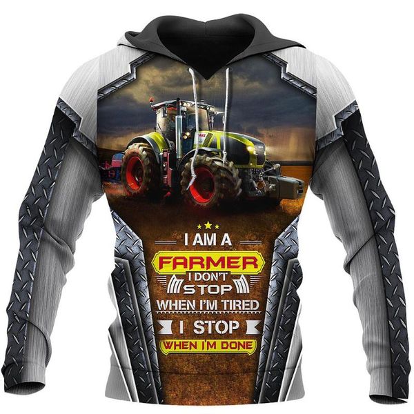 men's hoodies & sweatshirts 2021 worker farmer tractor instrument funny fashion long sleeves 3dprint zipper/hoodies/sweatshirts/jacket/, Black
men's hoodies & sweatshirts 2021 worker farmer tractor instrument funny fashion long sleeves 3dprint zipper/hoodies/sweatshirts/jacket/, Black