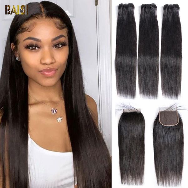 human hair bulks baisi brazilian weave straight bundles with closure remy 100% frontal lace closures, Black
human hair bulks baisi brazilian weave straight bundles with closure remy 100% frontal lace closures, Black