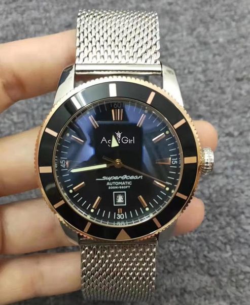 wristwatches rose gold silver black blue rubber automatic mechanical men stainless steel watch sapphire, Slivery;brown
wristwatches rose gold silver black blue rubber automatic mechanical men stainless steel watch sapphire, Slivery;brown