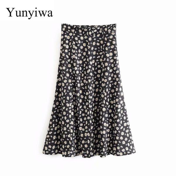 skirts 2021 women vintage daisy floral vestidos print split a line skirt faldas mujer ladies side zipper chic belt, Black
skirts 2021 women vintage daisy floral vestidos print split a line skirt faldas mujer ladies side zipper chic belt, Black
