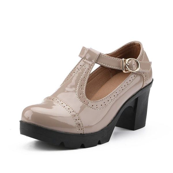 dress shoes 2021 ladies high heels solid british style mary janes round toe buckle strap casual comfortable women, Black
dress shoes 2021 ladies high heels solid british style mary janes round toe buckle strap casual comfortable women, Black