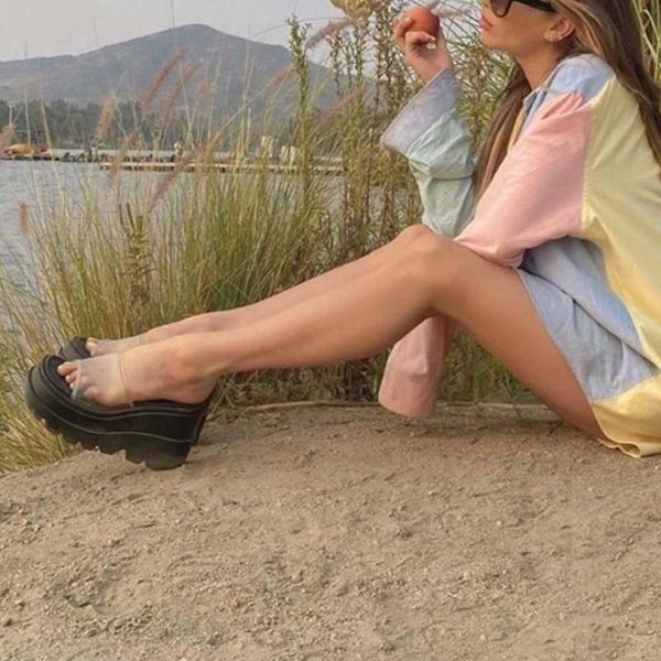 slippers non-slip high heel wedges with platform white and black summer 2021 arrivals women shoes fashion size35-43
slippers non-slip high heel wedges with platform white and black summer 2021 arrivals women shoes fashion size35-43