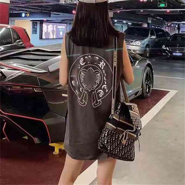 new + grey vest in spring summer 2021 men's and women's casual loose sleeveless top, White
new + grey vest in spring summer 2021 men's and women's casual loose sleeveless top, White
