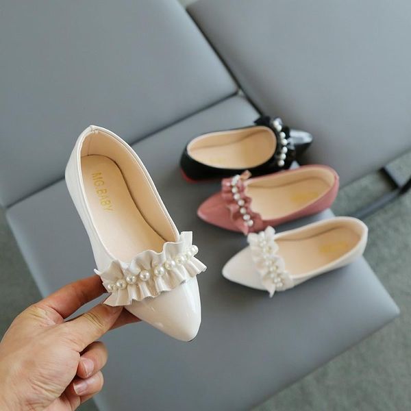 flat shoes fashion girls patent leather autumn pointed toe pearl flower girl kids toddler pink princess 4-12y, Black;grey
flat shoes fashion girls patent leather autumn pointed toe pearl flower girl kids toddler pink princess 4-12y, Black;grey