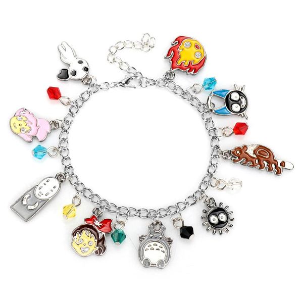 link, chain anime cartoon theme bracelet spirited away castle in the sky totoro 9 figures jewelry party birthday fans gifts, Black
link, chain anime cartoon theme bracelet spirited away castle in the sky totoro 9 figures jewelry party birthday fans gifts, Black
