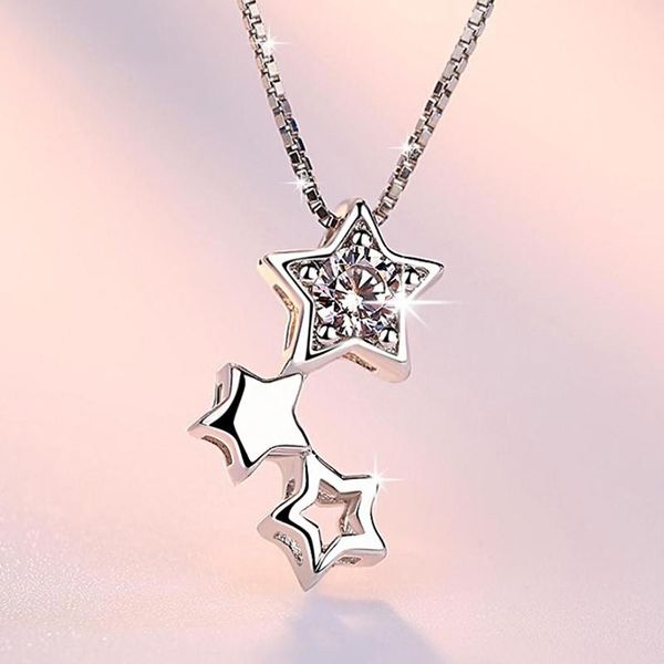 pendant necklaces wholesal 12pcs/lot small stars zirconia necklace box chain fashion party jewelry accessories gift for women, Silver
pendant necklaces wholesal 12pcs/lot small stars zirconia necklace box chain fashion party jewelry accessories gift for women, Silver