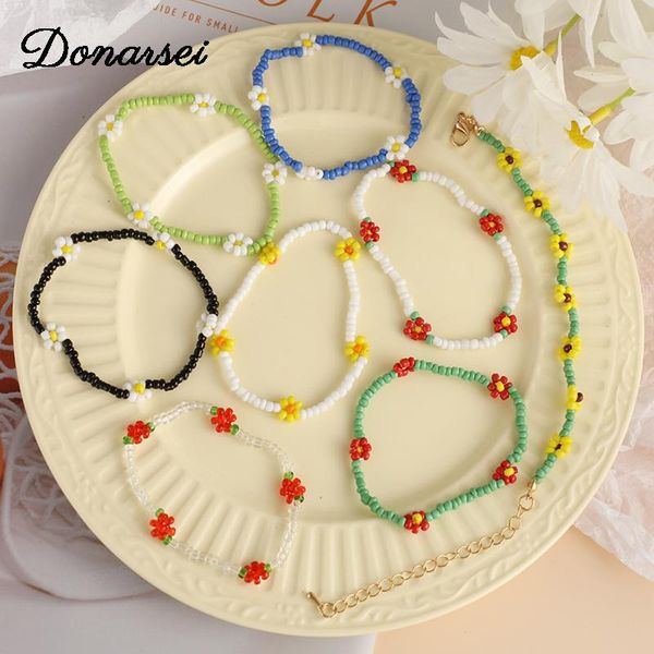 charm bracelets donarsei bohemia daisy flower beaded bracelet for women korea elegant handmade colorful boho jewelry, Golden;silver
charm bracelets donarsei bohemia daisy flower beaded bracelet for women korea elegant handmade colorful boho jewelry, Golden;silver