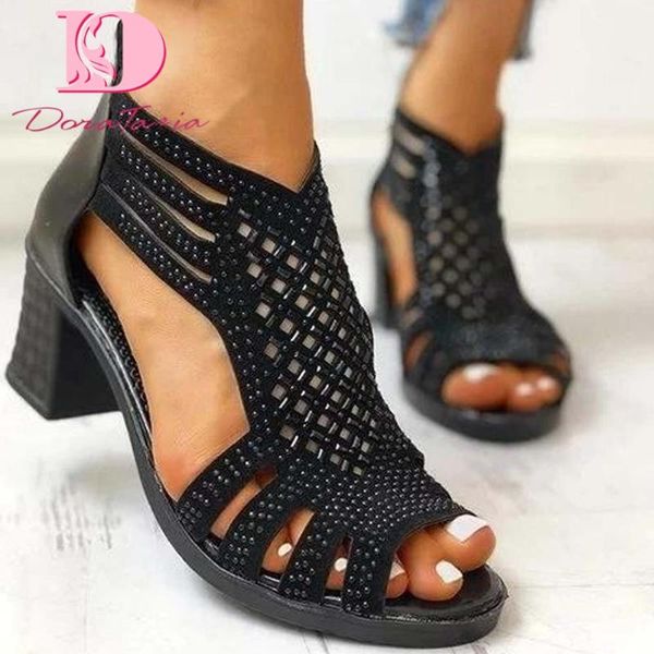doratasia 2021 brand design female summer sandals fashion chunky heels sandals women 2021 casual party office shoes woman, Black
doratasia 2021 brand design female summer sandals fashion chunky heels sandals women 2021 casual party office shoes woman, Black