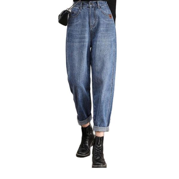 women's jeans 2021 harem pants vintage street high waist woman boyfriends full length mom denim vaqueros mujer, Blue
women's jeans 2021 harem pants vintage street high waist woman boyfriends full length mom denim vaqueros mujer, Blue