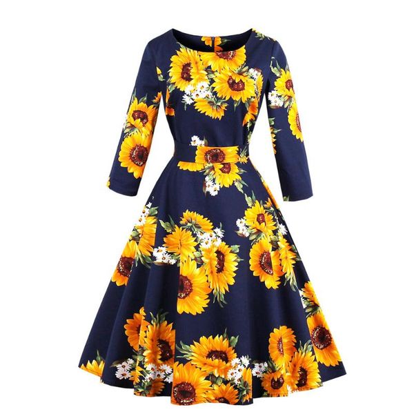 casual dresses vintage sunflower printed dress hepburn style with belt long sleeve o neck elegant women y2k fall 4xl plus size, Black;gray
casual dresses vintage sunflower printed dress hepburn style with belt long sleeve o neck elegant women y2k fall 4xl plus size, Black;gray