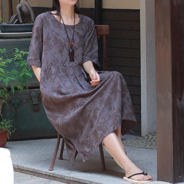 johnature cotton linen dress jacquard vintage o-neck short sleeve 2021 summer new casual 3 color chinese style women dresses, White;black
johnature cotton linen dress jacquard vintage o-neck short sleeve 2021 summer new casual 3 color chinese style women dresses, White;black