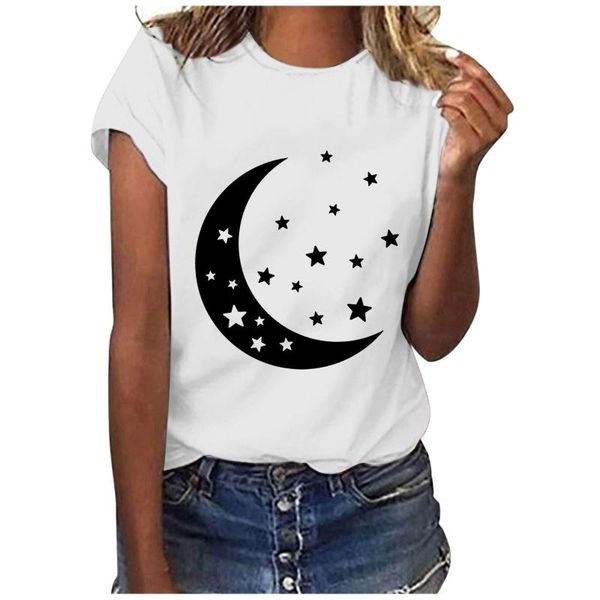 women's t-shirt stars moon printed women t shirt black white loose short sleeve summer casual ladies tshirts camisetas de mujer 2021
women's t-shirt stars moon printed women t shirt black white loose short sleeve summer casual ladies tshirts camisetas de mujer 2021