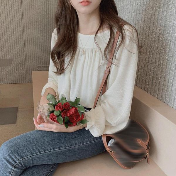 women's blouses & shirts 2021 women blouse early autumn long-sleeved loose satin shirt female korean fashion chiffon ladies sweet pullo, White
women's blouses & shirts 2021 women blouse early autumn long-sleeved loose satin shirt female korean fashion chiffon ladies sweet pullo, White