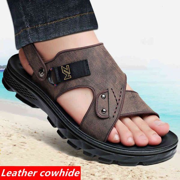 sandals comfortable matte leather men's sandals, summer sports shoes, casual beach breathable, 21 3kxn, Black
sandals comfortable matte leather men's sandals, summer sports shoes, casual beach breathable, 21 3kxn, Black