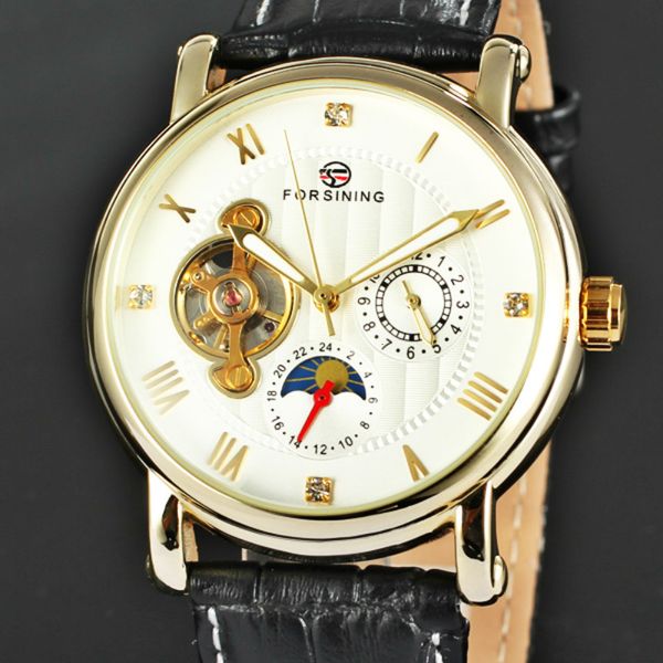 forsining diamond tourbillion automatic clocks men luxury brand casual moon phase clock business real leather band, Slivery;brown
forsining diamond tourbillion automatic clocks men luxury brand casual moon phase clock business real leather band, Slivery;brown