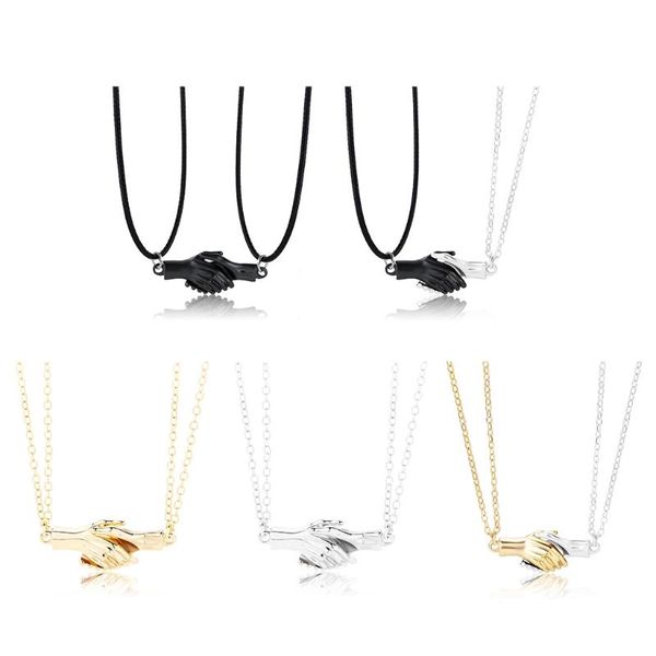 pendant necklaces 2pcs hold hands magnetic couple necklace lovers hand in for women men fashion jewelry 5 colors, Silver
pendant necklaces 2pcs hold hands magnetic couple necklace lovers hand in for women men fashion jewelry 5 colors, Silver