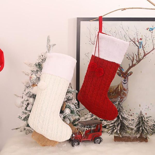 christmas decorations knitting wool socks candy gift bag xmas tree fireplace decorative hanging ornaments home decor pendant1
christmas decorations knitting wool socks candy gift bag xmas tree fireplace decorative hanging ornaments home decor pendant1