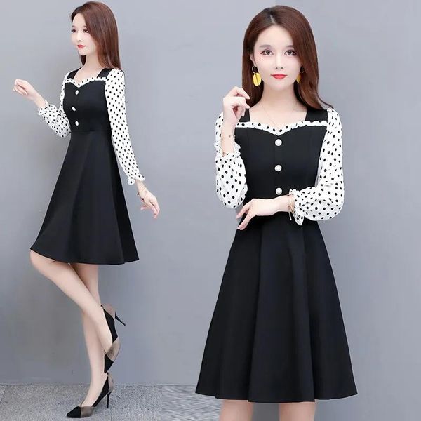 casual dresses 2021 summer women's a line goth dress elegant lotus leaf stitching loose solid color short-sleeved vestidos, Black;gray
casual dresses 2021 summer women's a line goth dress elegant lotus leaf stitching loose solid color short-sleeved vestidos, Black;gray