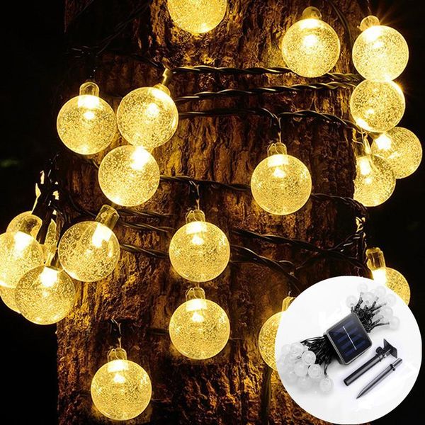 strings 20/50 leds crystal ball solar lamp led lights string fairy outdoor garland garden light christmas
strings 20/50 leds crystal ball solar lamp led lights string fairy outdoor garland garden light christmas