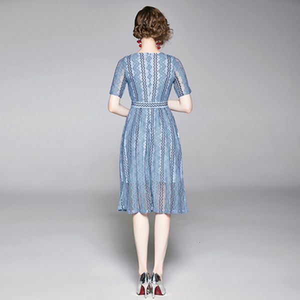 summer female short sleeves lace neck stylish embroidered midi ladies dress vintage dresses ysqz, Black;gray
summer female short sleeves lace neck stylish embroidered midi ladies dress vintage dresses ysqz, Black;gray