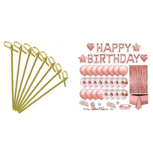 forks 100pcs bamboo skewers with birthday party decoration for girls women happy banner
forks 100pcs bamboo skewers with birthday party decoration for girls women happy banner
