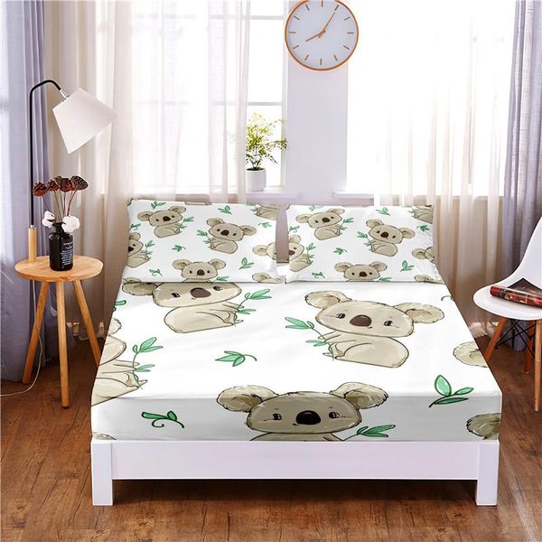 sheets & sets koala 3pc polyester solid fitted sheet mattress cover four corners with elastic band bed sheet(2 cases) 
sheets & sets koala 3pc polyester solid fitted sheet mattress cover four corners with elastic band bed sheet(2 cases)