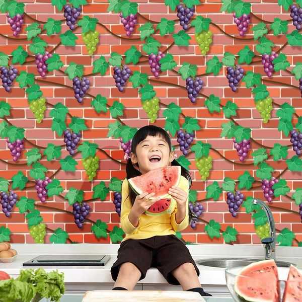 self adhesive wallpaper 3d grape vine brick wall paper home decor living room bedroom restaurant bar background wall decoration
self adhesive wallpaper 3d grape vine brick wall paper home decor living room bedroom restaurant bar background wall decoration