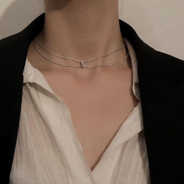 chains minimalist rhinestone circle metal chain choker necklace for women layered charm necklaces wedding jewelry gift, Silver
chains minimalist rhinestone circle metal chain choker necklace for women layered charm necklaces wedding jewelry gift, Silver