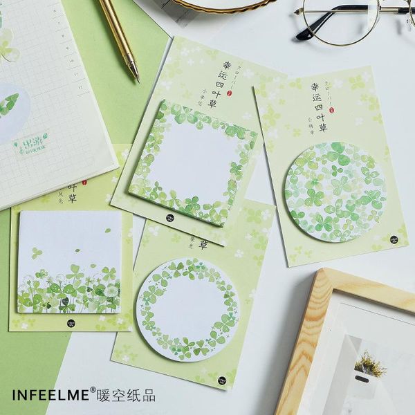 30sheets/piece green four-leaf clover memo pad n times sticky notes memo notepad scrapbooking stickers 1piece
30sheets/piece green four-leaf clover memo pad n times sticky notes memo notepad scrapbooking stickers 1piece