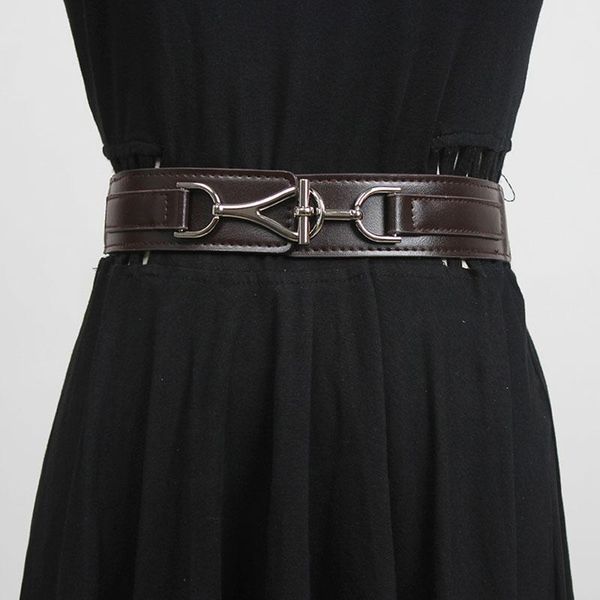 belts seebeautiful metal buckle pu leather stitching elastic cloth waist seal bets girdle fashion 2021 spring women e090, Black;brown
belts seebeautiful metal buckle pu leather stitching elastic cloth waist seal bets girdle fashion 2021 spring women e090, Black;brown