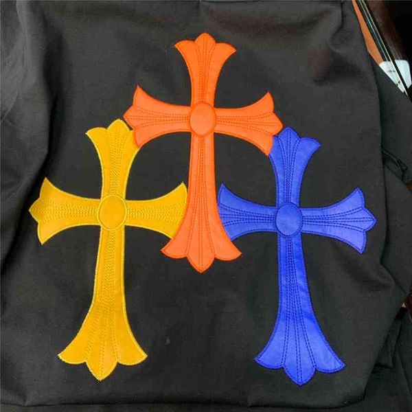 s chao crosin brand t-shirt 21 summer men and women short sleeve cross horseshoe sanskrit embroidery half olnn, White;black
s chao crosin brand t-shirt 21 summer men and women short sleeve cross horseshoe sanskrit embroidery half olnn, White;black