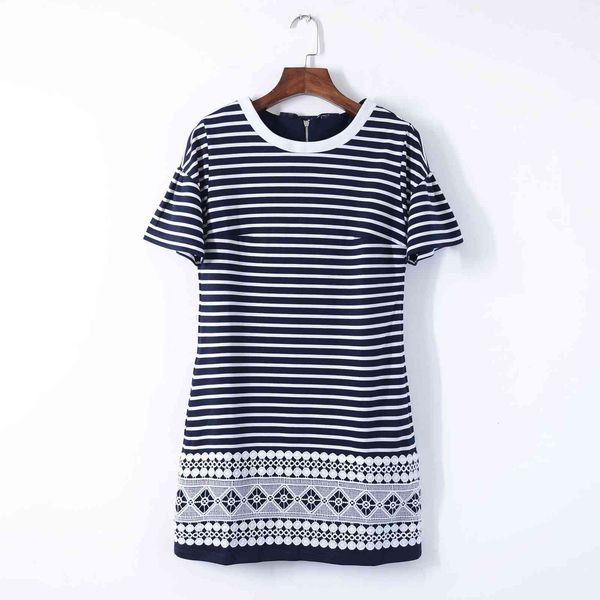 dress buy it now korean original d summer women's stripe round neck short sleeve lace shi shang 108, White;black
dress buy it now korean original d summer women's stripe round neck short sleeve lace shi shang 108, White;black
