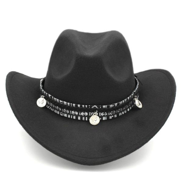 cloches mistdawn vintage style western cowboy hat cattleman riding cap stiff wide brim w/ braided band size 56-58cm, Blue;gray
cloches mistdawn vintage style western cowboy hat cattleman riding cap stiff wide brim w/ braided band size 56-58cm, Blue;gray