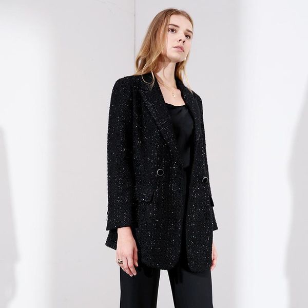 women's suits & blazers 2021 autumn female loose british style casual small women 3w19670, White;black
women's suits & blazers 2021 autumn female loose british style casual small women 3w19670, White;black