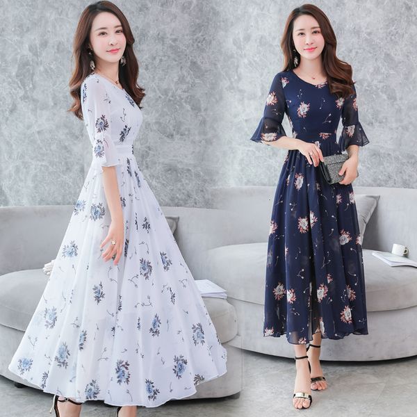 2021 new chiffon vestidos boho beach plus size robe femme ete v neck party floral summer long es kj021 fjx2, Black;gray
2021 new chiffon vestidos boho beach plus size robe femme ete v neck party floral summer long es kj021 fjx2, Black;gray