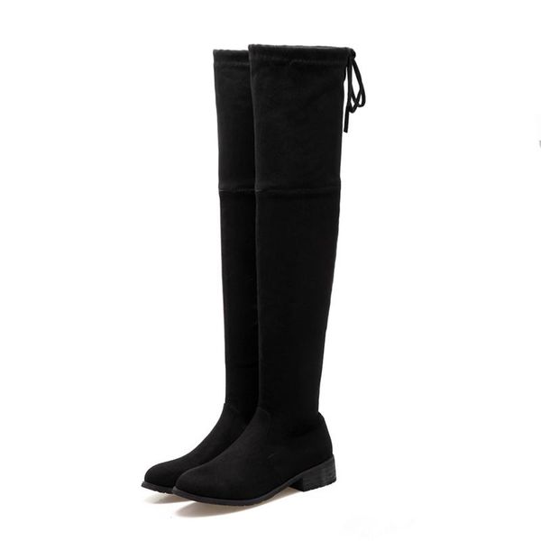 boots 2021 women flock long flats fetish classic over the knee tight high 3.5cm low heels winter plush warm party shoes, Black
boots 2021 women flock long flats fetish classic over the knee tight high 3.5cm low heels winter plush warm party shoes, Black