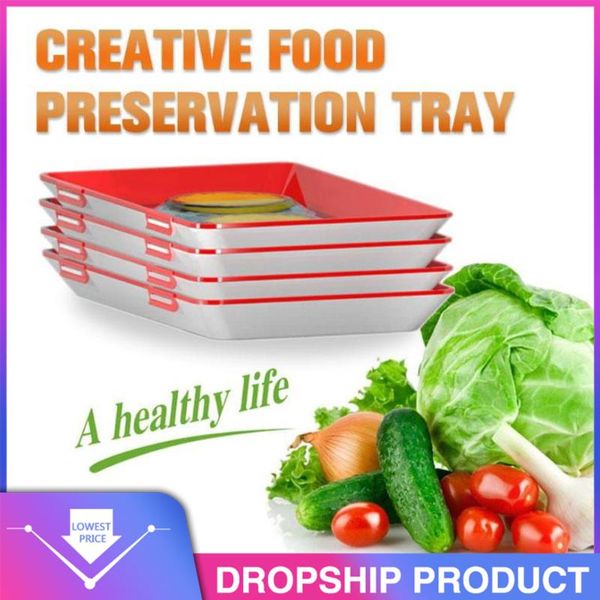 kitchen storage & organization 6pcs creative fresh food preservation tray organizer for pallet refrigerator container
kitchen storage & organization 6pcs creative fresh food preservation tray organizer for pallet refrigerator container