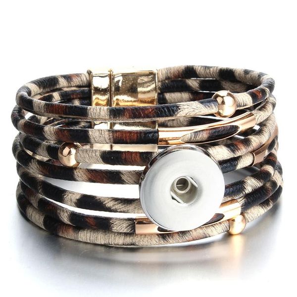 new snap jewelry multilayer leopard leather snap button bracelet bangle bohemian wide cuff bracelet for men wom jllgwy, Golden;silver
new snap jewelry multilayer leopard leather snap button bracelet bangle bohemian wide cuff bracelet for men wom jllgwy, Golden;silver