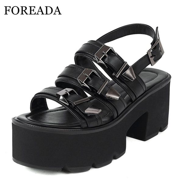 sandals foreada woman punk shoes high heel buckle platform round toe block gothic lady footwear summer 35-44, Black
sandals foreada woman punk shoes high heel buckle platform round toe block gothic lady footwear summer 35-44, Black