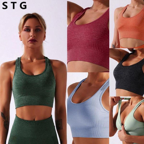 seamless sports bra women padded push up sports yoga tank shockproof plus size gym clothes workout bra vest, White;black
seamless sports bra women padded push up sports yoga tank shockproof plus size gym clothes workout bra vest, White;black