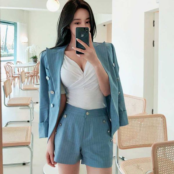 two piece blazer set women office stripe patchwork 2 pieces work ol and shorts female coat chic suit sale 210529, White
two piece blazer set women office stripe patchwork 2 pieces work ol and shorts female coat chic suit sale 210529, White