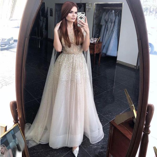 party dresses serene hill caramel luxury evening gowns 2021 cape sleeves beading a-line for women la60869, White;black
party dresses serene hill caramel luxury evening gowns 2021 cape sleeves beading a-line for women la60869, White;black