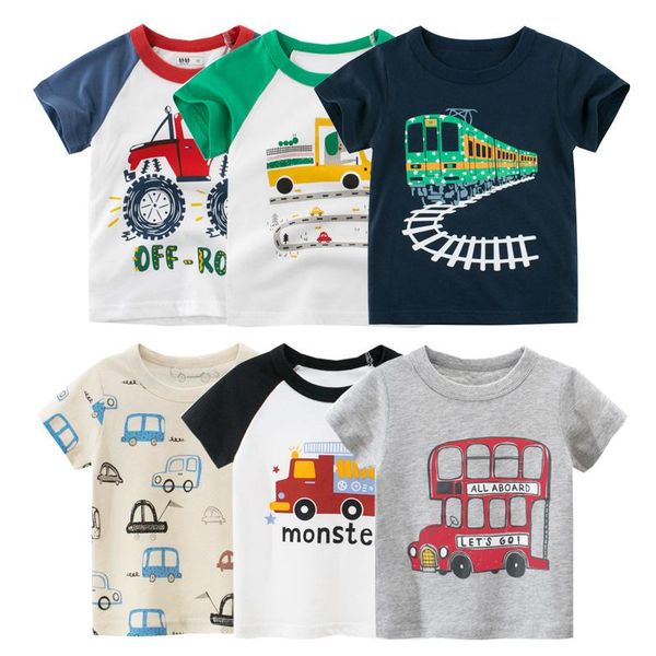 t-shirts 2-10years cartoon car print boys girls t shirt summer children kids clothes shorts sleeve o-neck cotton tees drop, Blue
t-shirts 2-10years cartoon car print boys girls t shirt summer children kids clothes shorts sleeve o-neck cotton tees drop, Blue