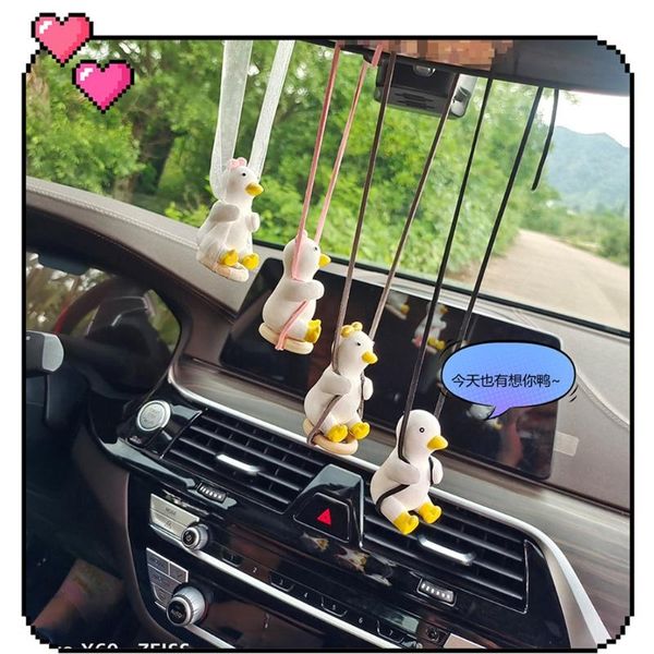 interior decorations cute little duck car pendant decoration swing sitting hanging flying accessories rearview mirrors
interior decorations cute little duck car pendant decoration swing sitting hanging flying accessories rearview mirrors