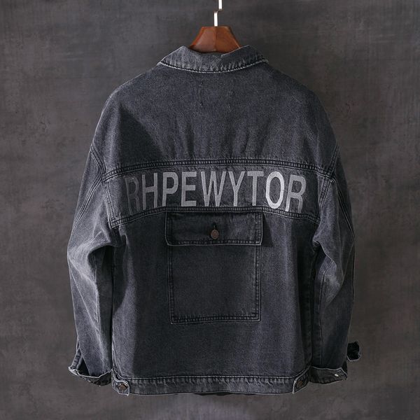 2021 new moda streetwear homens jaquetas de alta qualidade bordado designer casual denim jaqueta masculino japons vintage hip hop chaqueta h, Black;brown
2021 new moda streetwear homens jaquetas de alta qualidade bordado designer casual denim jaqueta masculino japons vintage hip hop chaqueta h, Black;brown