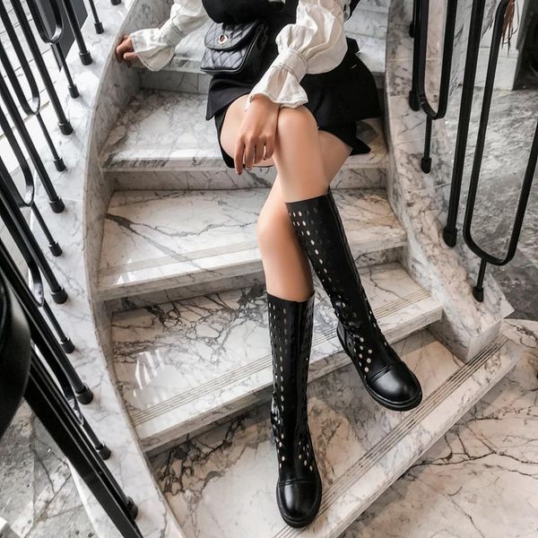 boots women's 2021 spring and autumn single mesh color matching high tube knee womens, Black
boots women's 2021 spring and autumn single mesh color matching high tube knee womens, Black