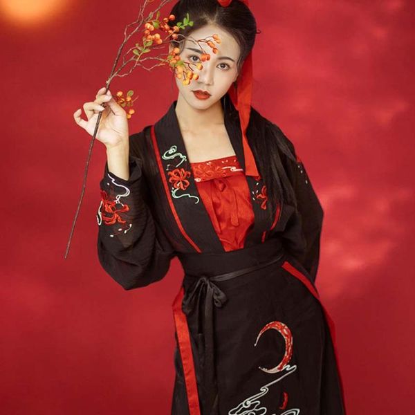 stage wear chinese costumes dance performance girls dresses for women traditional hanfu dress sets floral embroidery red black ancient, Black;red
stage wear chinese costumes dance performance girls dresses for women traditional hanfu dress sets floral embroidery red black ancient, Black;red